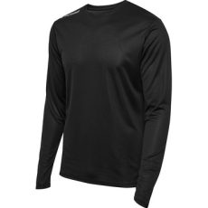 Hummel Run hosszú ujjú fekete férfi futópóló
