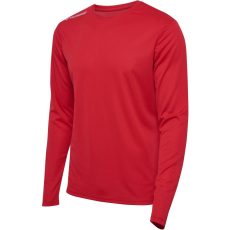 Hummel Run hosszú ujjú piros férfi futópóló