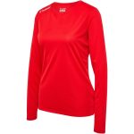 Hummel Run hosszú ujjú piros női futópóló