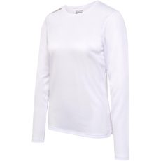 Hummel Run hosszú ujjú fehér női futópóló