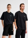 Hummel Tech laza fekete unisex póló