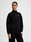   Hummel Tech Boxy pamut 1/2 cipzáros fekete női szabadidő felső