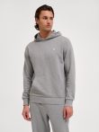 Hummel Pulse pamut kapucnis szürke unisex pulóver