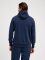 Hummel Pulse pamut kapucnis sötétkék unisex pulóver