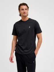 Hummel Pulse pamut fekete unisex póló
