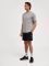 Hummel Pulse pamut szürke unisex póló