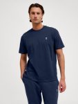 Hummel Pulse pamut sötétkék unisex póló