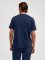 Hummel Pulse pamut sötétkék unisex póló