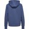 Hummel Pulse pamut kapucnis kék női pulóver