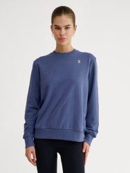 Hummel Pulse pamut kék női pulóver