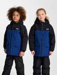 Hummel Junior Block vízálló kék esőkabát 