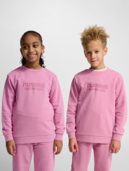 Hummel Jr Base pamut rózsaszín gyerek pulóver