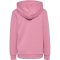 Hummel Junior Base pamut kapucnis rózsaszín gyerek pulóver Hummel Junior Base pamut kapucnis rózsaszín gyerek pulóver