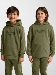 Hummel Jr Base pamut kapucnis gyerek pulóver