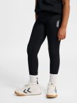 Hummel Junior Base pamut fekete gyerek feszes nadrág