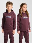 Hummel Junior Logo pamut kapucnis gyerek pulóver
