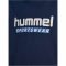 Hummel Jr Logo pamut kapucnis sötétkék gyerek pulóver