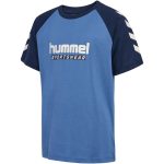 Hummel Jr Logo pamut kék gyerek póló