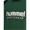 Hummel Jr Logo pamut hosszú ujjú sötétzöld gyerek póló