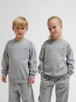 Hummel Jr Loose Bee pamut szürke gyerek pulóver