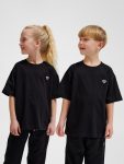 Hummel Jr Loose Bee pamut fekete gyerek póló