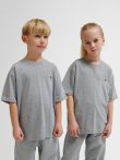 Hummel Jr Loose Bee pamut szürke gyerek póló