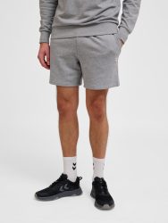 Hummel Pulse pamut szürke unisex szabadidő rövidnadrág