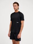 Hummel Pulse fekete unisex tréning póló
