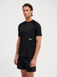 Hummel Pulse fekete unisex tréning póló