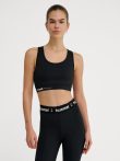 Hummel Pulse alacsonytartású fekete női sportmelltartó