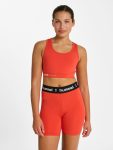 Hummel Pulse alacsonytartású piros női sportmelltartó