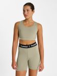  Hummel Pulse alacsonytartású zöld női sportmelltartó