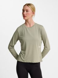 Hummel Pulse hosszú ujjú zöld női tréning póló