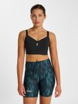 Hummel Pulse magas tartású fekete sportmelltartó