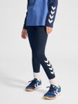 Hummel Jr Logo pamut feszes lány nadrág
