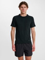 Hummel HIIT varrás nélküli fekete férfi edzőpóló