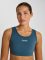 Hummel HIIT Intensity közepes tartású kék női sportmelltartó