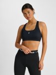   Hummel HIIT Impact magas tartású fekete női sportmelltartó