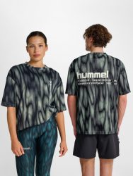 Hummel HIIT nyomtatott zöld edzőpóló