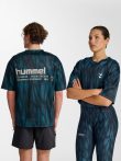 Hummel HIIT nyomtatott kék edzőpóló