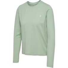 Hummel Yoga puha, laza zöld női hosszú ujjú póló