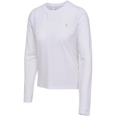 Hummel Yoga puha, laza fehér női hosszú ujjú póló
