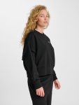 Hummel Boxy bee pamut fekete női pulóver