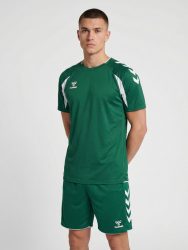 Hummel Core 2.0 sötétzöld férfi mez