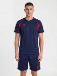 Hummel Core 2.0 sötétkék/piros férfi mez