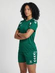 Hummel Core 2.0 sötétzöld női mez