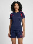 Hummel Core 2.0 sötétkék/piros női mez