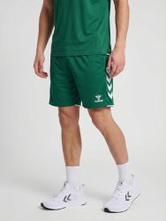 Hummel Core 2.0 sötétzöld férfi rövidnadrág