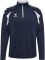 Hummel Core 2.0 rövid cipzáras sötétkék férfi pulóver