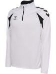 Hummel Core 2.0 rövid cipzáras fehér férfi pulóver